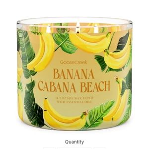 Goose Creek Banana Cabana Beach 3 Wick Candle